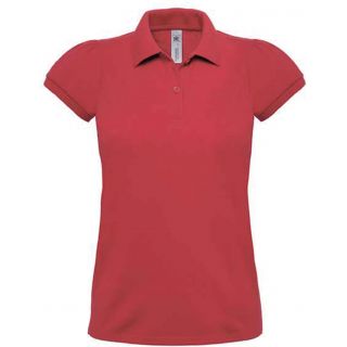 Polo femme manches courtes heavymill PW460 - Red