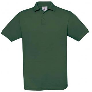Polo homme manches courtes Safran SAF - Bottle Green