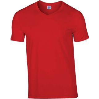 situation du T-shirt Homme Col V Premium GI41V00 - Red