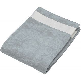 Drap de plage K118 - Light Grey / White