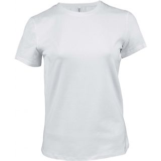 T-shirt femme col rond manches courtes Maïa K326 - White