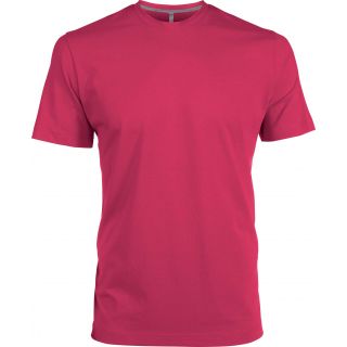 T-shirt homme col rond manches courtes K356 - Fuchsia