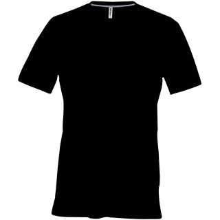 T-shirt homme manches courtes col V K357 - Black
