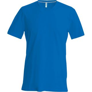 T-shirt homme manches courtes col V K357 - Light Royal Blue