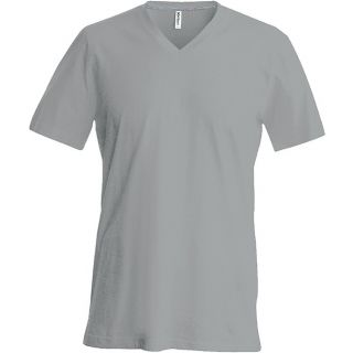 T-shirt homme manches courtes col V K357 - Oxford Grey