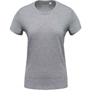 T-shirt femme col rond manches courtes K389 - Oxford Grey