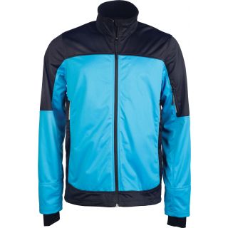 Veste softshell homme bicolore K415 - Aqua Blue / Black
