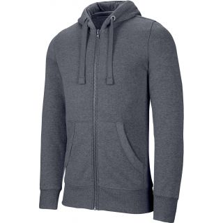 Sweat-shirt homme zippé capuche "mélange" K460 - Dark Grey Heather