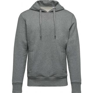 Sweat-shirt homme bio à capuche K482 - Grey Heather