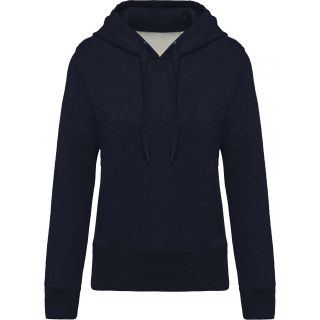 Sweat-shirt femme bio à capuche K483 - French Navy Heather