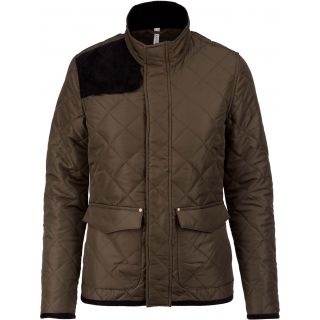 Veste femme matelassée K6127 - Mossy Green / Black