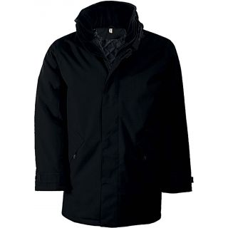 Parka doublure matelassée K677 - Black
