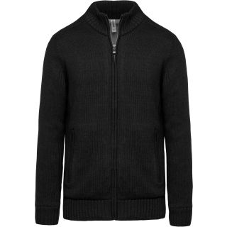 Cardigan doublé polaire K959 - Dark Grey Heather