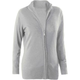 Cardigan femme zippé K962 - Grey Melange