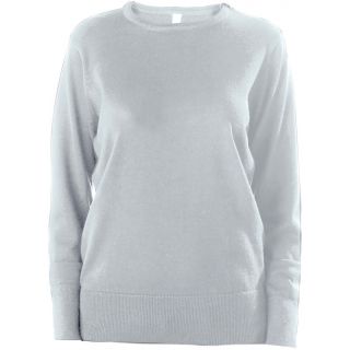 Pull femme col rond K968 - Grey Melange