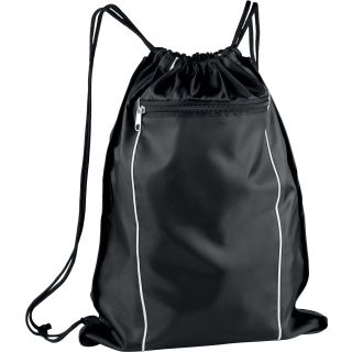 Sac à dos avec cordelettes et poche KI0128 - Black / Black