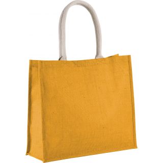 Sac de plage en jute KI0219 - Yellow-One Size