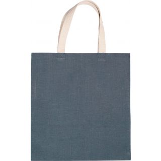 Sac shopping en toile de jute KI0256 - Midnight Blue