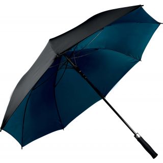 Parapluie bicolore double toile KI2009 - Black / Navy