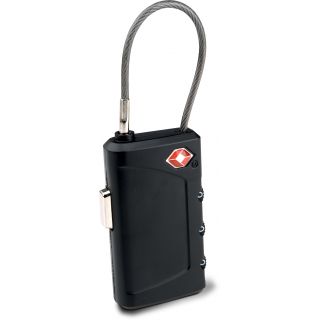 Cadenas TSA avec étiquette d'identification KI3302 - Black-One Size