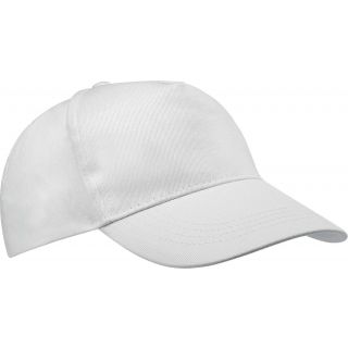 Casquette 5 panneaux en coton KP116 - White