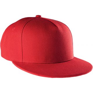 Casquette Snapback 5 panneaux KP129 - Red-One Size