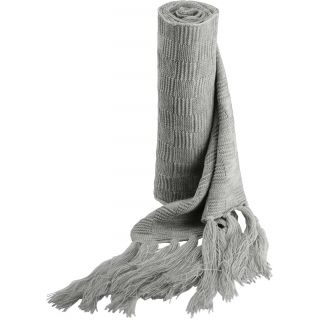 Écharpe tricot Jacquard KP402 - Heather Grey