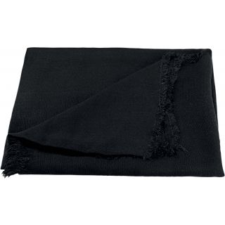 Écharpe tissée carrée KP405 - Black