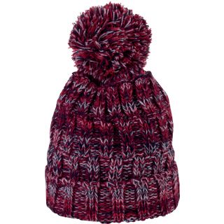 Bonnet à pompon KP534 - Red Twist
