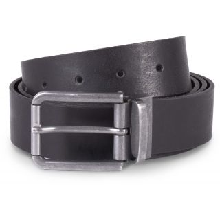 Ceinture cuir à bord franc KP812 - Black