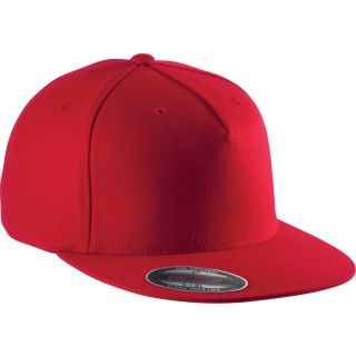 Casquette Flexit® 5 panneaux KP908 - Red