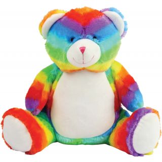 Peluche zippée Ours multicolore - Multi