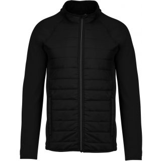 Veste sport bi-matière PA233 - Black / Black