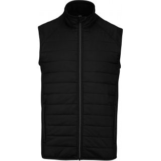 Veste sport sans manches bi-matière PA235 - Black / Black