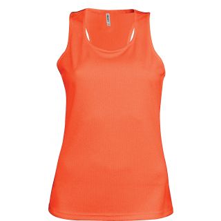 Débardeur femme sport PA442 - Fluorescent Orange