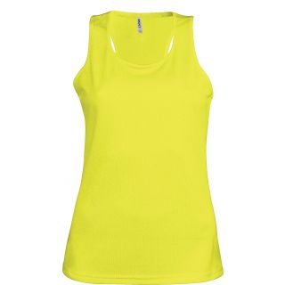 Débardeur femme sport PA442 - Fluorescent Yellow