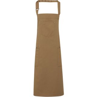 Tablier à bavette "Chino" PR132 - Khaki Beige