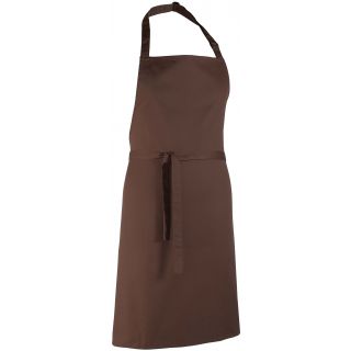 Tablier à bavette "Colours" PR150 - Brown