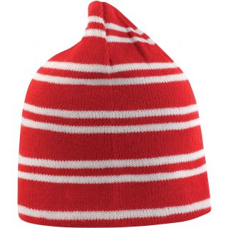 Bonnet réversible "Team" R354X - Red / White / Red-One Size