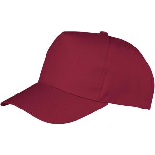 Casquette 5 panneaux Boston RC084X - Burgundy