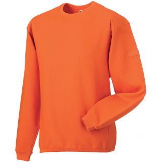Sweat-shirt homme col ras du cou RU013M - Orange