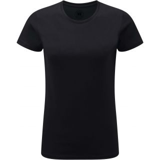 T-shirt femme polycoton col rond RU165F - Black