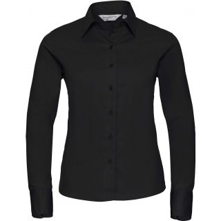 Chemise manches longues femme twill RU916F - Black