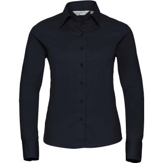 Chemise manches longues femme twill RU916F - French Navy