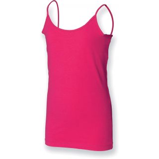 Débardeur enfant bretelles SM212 - Fuchsia