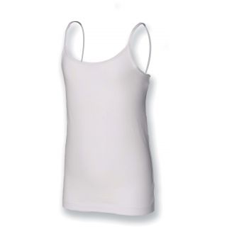 Débardeur enfant bretelles SM212 - White à l'unité
