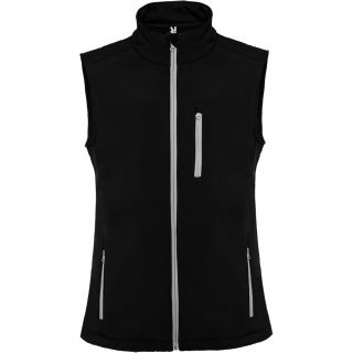 Gilet softshell sans manches NEVADA noir