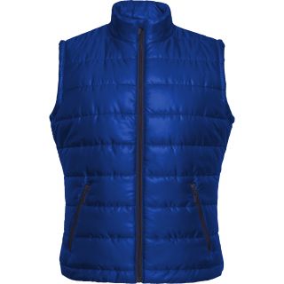 Doudoune sans manche matelassee MONTANA WOMAN bleu electrique Doudounes personnalisees Textile Direct