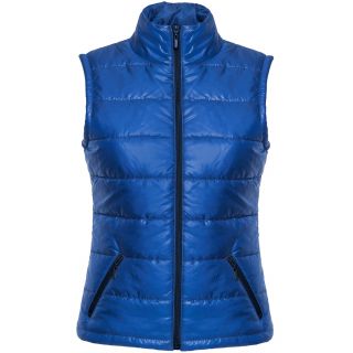Doudoune sans manche matelassée MONTANA WOMAN bleu électrique