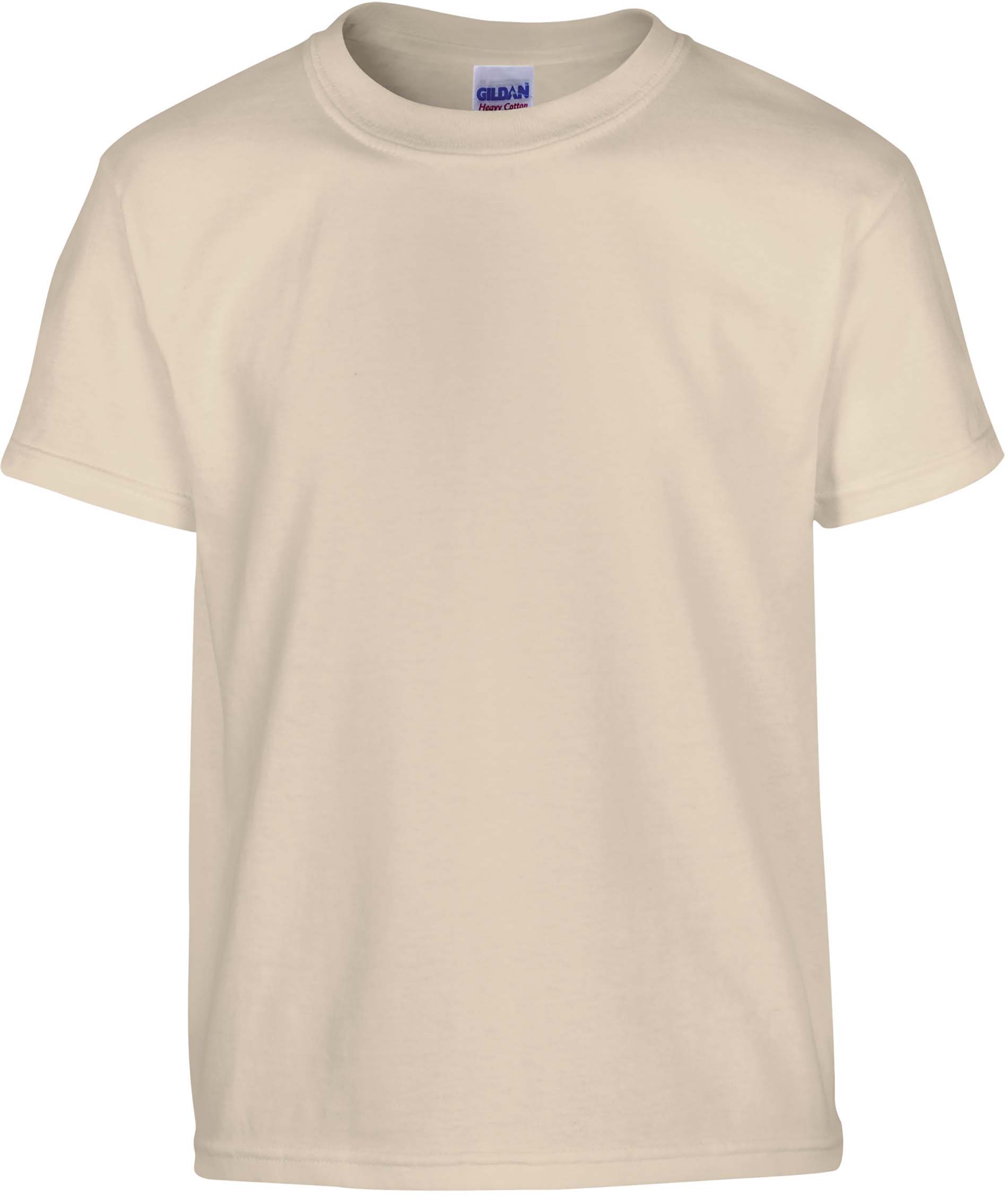 T-shirt enfant manches courtes heavy 5000B - Sand
